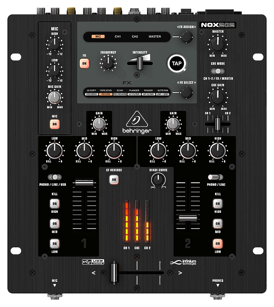 Микшер Behringer NOX202 артикул 121807Si-1