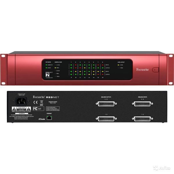 ЦАП/АЦП Focusrite RedNet 1 артикул 133356Si-1