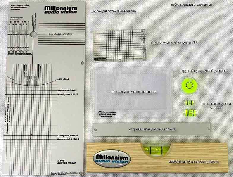 MILLENNIUM AUDIO Protractor Set артикул 350847SI-1 фото 3