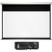 Комплект проектор Optoma HD27B + экран Draper Luma HDTV 106" MW case white (9:16, 132*234)