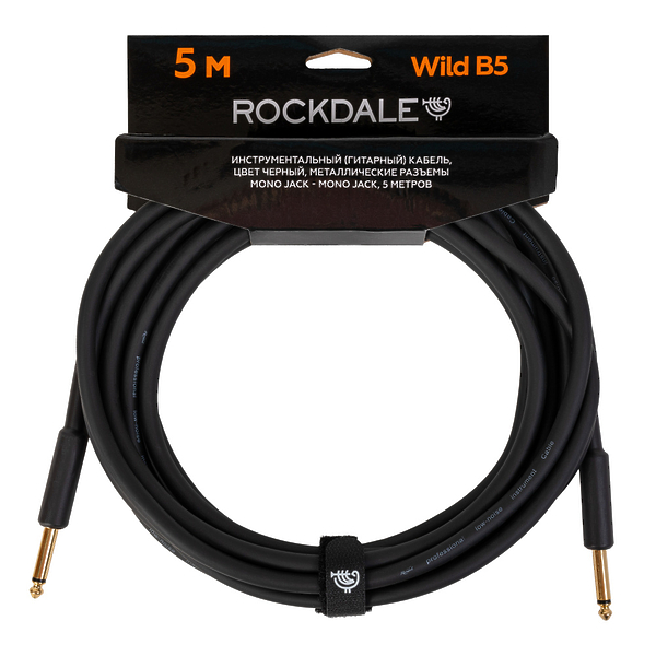 Инструментальный кабель ROCKDALE Wild B5 Black артикул 275668Si-1