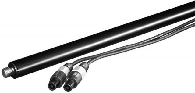 Стойка HK Audio HK AUDIO Satellite Add On M20 Speakon Набор аксессуаров для акустических систем, включает 2 стойки (нижняя резьба M20, D 36 мм) для установки сателлитных громкоговорителей на сабвуферы артикул 125451Si-1