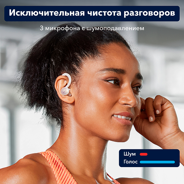 True wireless наушники Soundcore Sport X10 White артикул 283056Si-1 фото 12
