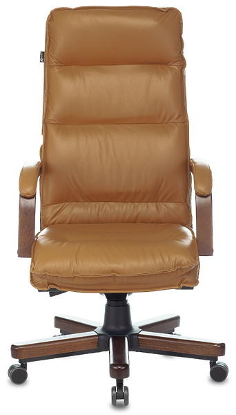 Кресло Бюрократ T-9927WALNUT/MUSTARD (Office chair T-9927WALNUT mustard leather cross metal/wood) артикул 263479Si-1 фото 8