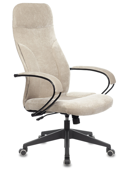 Кресло Бюрократ CH-608/FABRIC-BEIGE (Office chair CH-608Fabric sandy Light-21 cross plastic) артикул 263446Si-1