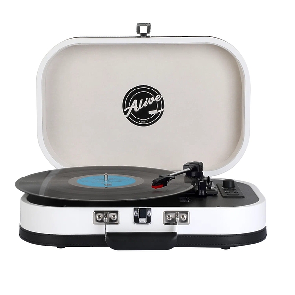 Виниловый проигрыватель Alive Audio VINTAGE Lady White Bluetooth артикул 303315Si-1