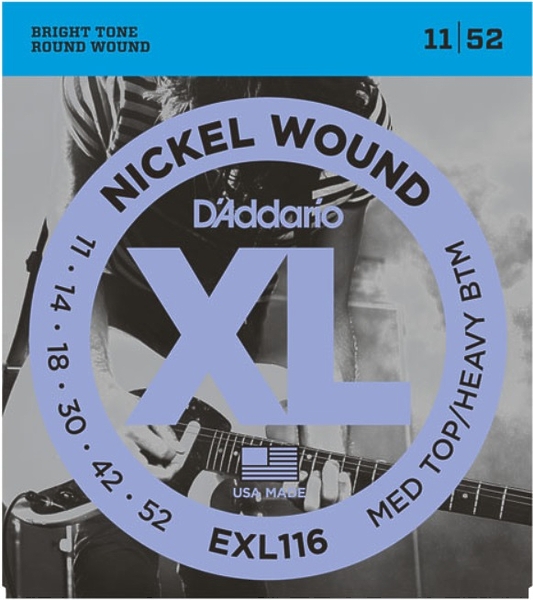 Струны для электрогитары D'Addario EXL-116 артикул 311112Si-1