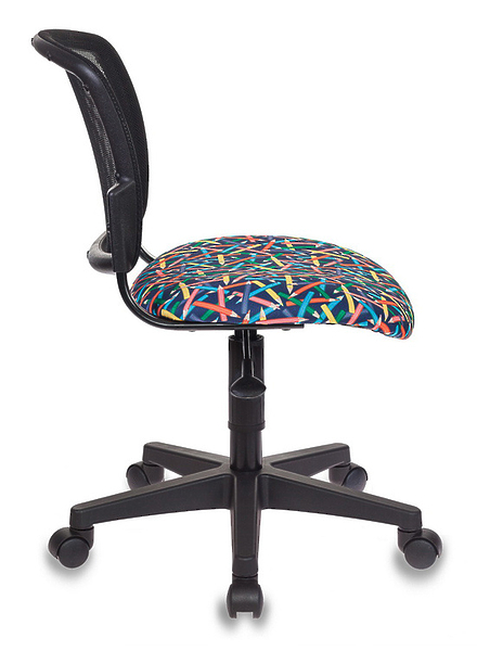 Кресло Бюрократ CH-296/PENCIL-BL (Children chair CH-296NX black pencils cross plastic) артикул 263402Si-1 фото 4