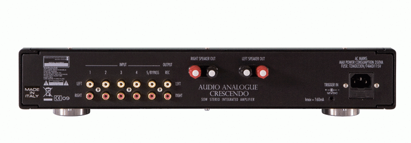 Стереоусилитель Audio Analogue Crescendo Integrated Amplifier black артикул 328134FV-1 фото 3