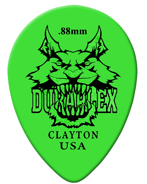 Медиаторы CLAYTON DXST88/12 - 0.88 mm DELRIN уменьшенный 12 шт артикул 290727Si-1