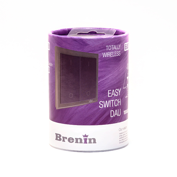 Беспроводной выключатель Brenin Easy Switch Dau лиловый артикул 161019Si-1 фото 4
