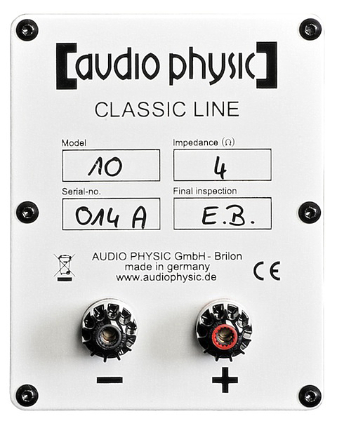 Напольная акустика Audio Physic Classic 10 Glass black high gloss артикул 141668Si-1 фото 3