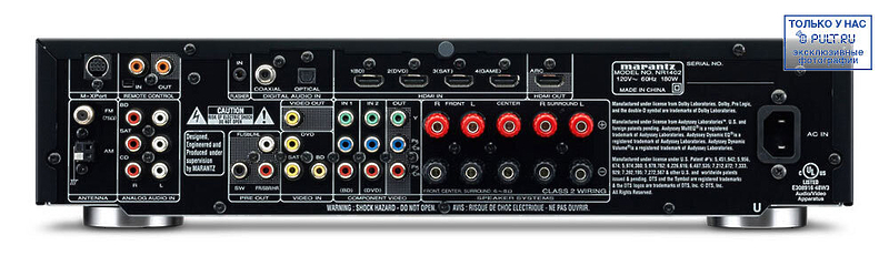 AV Ресивер Marantz NR 1402 Black артикул 385731FV-1 фото 3