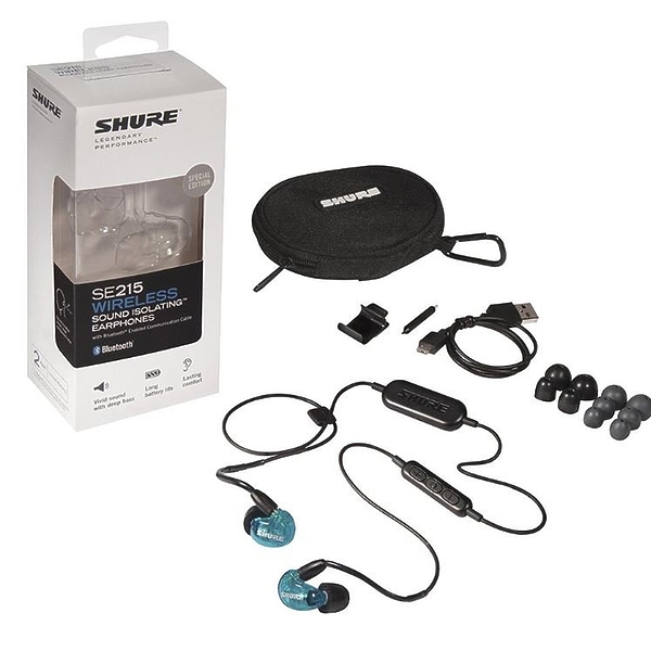 Наушники Shure SE215SPE-B-BT1-EFS артикул 180101Si-1 фото 5