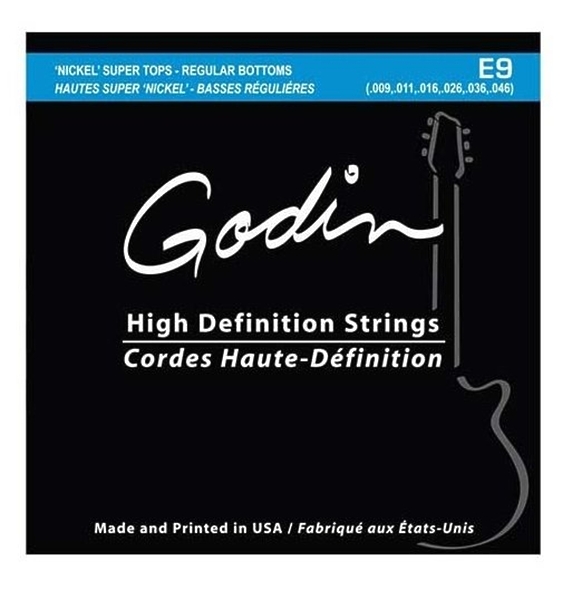 Струны для электрогитары Godin E9 008971 артикул 308235Si-1