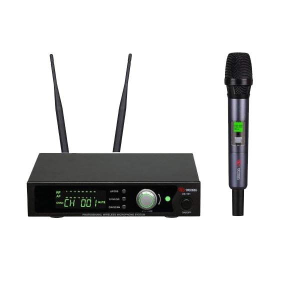 Радиосистема Volta US-101 с алюминиевым кейсом (592-611.8MHz) артикул 298315Si-1