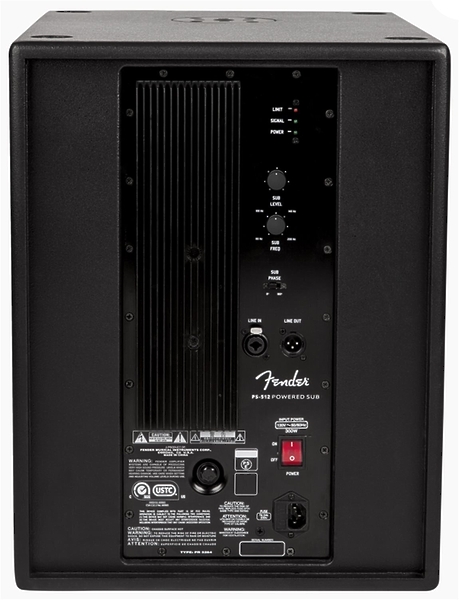Сабвуфер FENDER PS-512 POWERED SUB (Class A/B) артикул 147024Si-1 фото 3