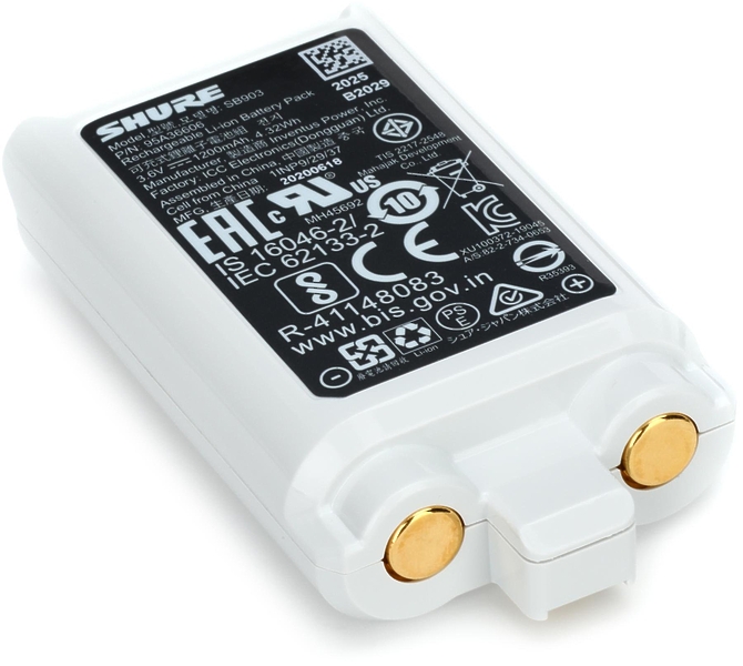 Аккумулятор Shure SB903 артикул 225141Si-1 фото 3