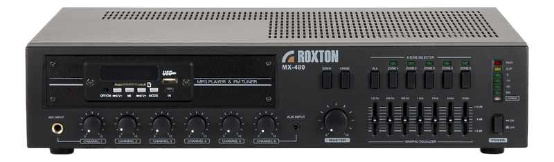Усилитель комбинированный Roxton MZA-480 артикул 311058Si-1