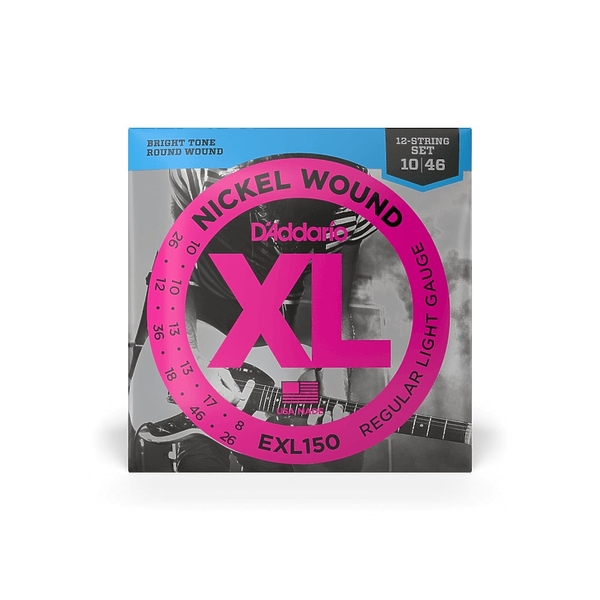 Струны для 12-струнной электрогитары D'Addario EXL150 артикул 308165Si-1