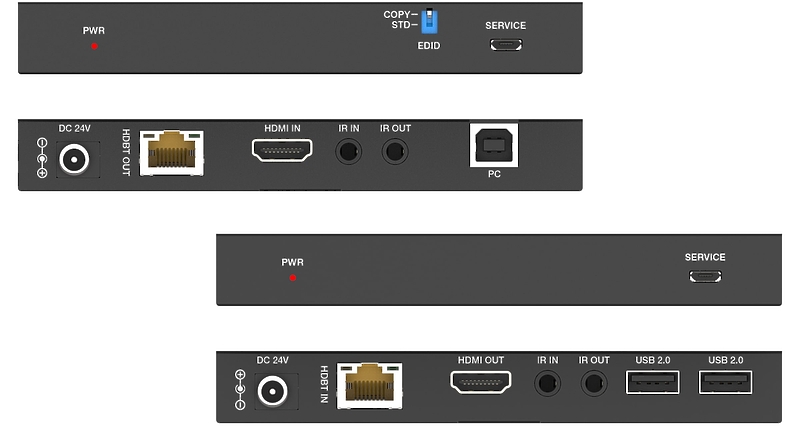 Передатчик и приемник HDMI по HDBaseT Prestel EHD-4K100U артикул 322055Si-1 фото 5
