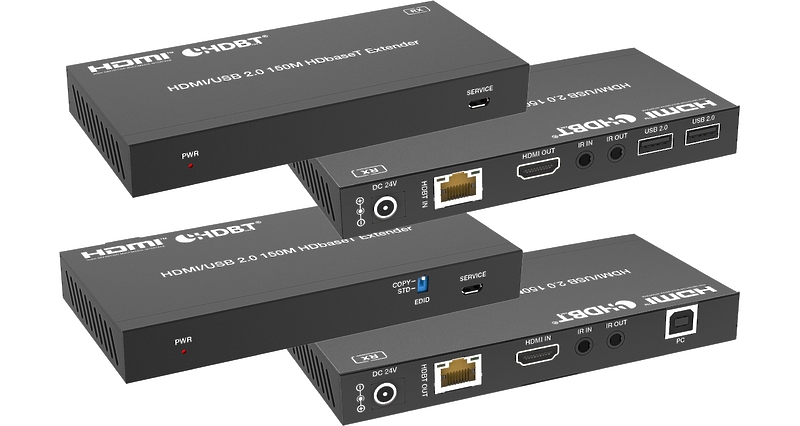 Передатчик и приемник HDMI по HDBaseT Prestel EHD-4K100U артикул 322055Si-1 фото 3