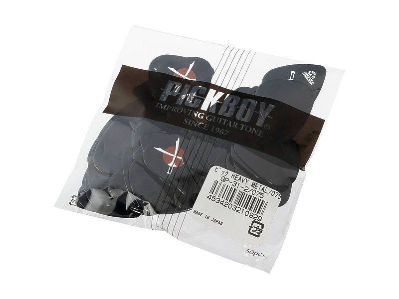 Медиаторы Pickboy Celltex Heavy Metal GP-31-2/075 (50 шт) артикул 332347Si-1 фото 3