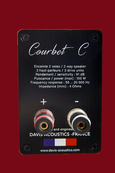 Акустика центрального канала Davis Acoustics Courbet C Red Gloss артикул 336610Si-1 фото 7