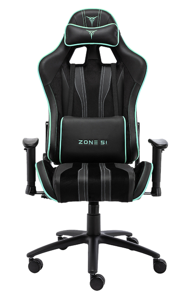 Кресло компьютерное игровое ZONE 51 GRAVITY Black-Cyan артикул 330732Si-1