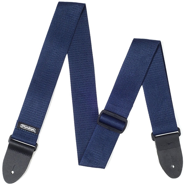 Ремень для гитары Dunlop D0701NV Poly Navy Blue артикул 279652Si-1