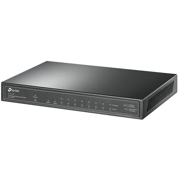 Коммутатор TP-LINK TL-SG1210P 9G 1SFP 8PoE+ 63W неуправляемый артикул 267848Si-1