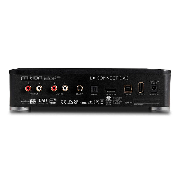 Усилитель для наушников Mission LX Connect DAC Black артикул 285015Si-1 фото 4