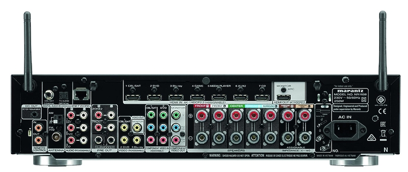 AV ресивер Marantz NR 1608 black артикул 163048Si-1 фото 4