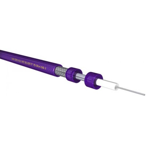 Кабель межблочный аудио Van Den Hul MC-Silver IT MKII 75 single RCA 1.0m артикул 151514Si-1