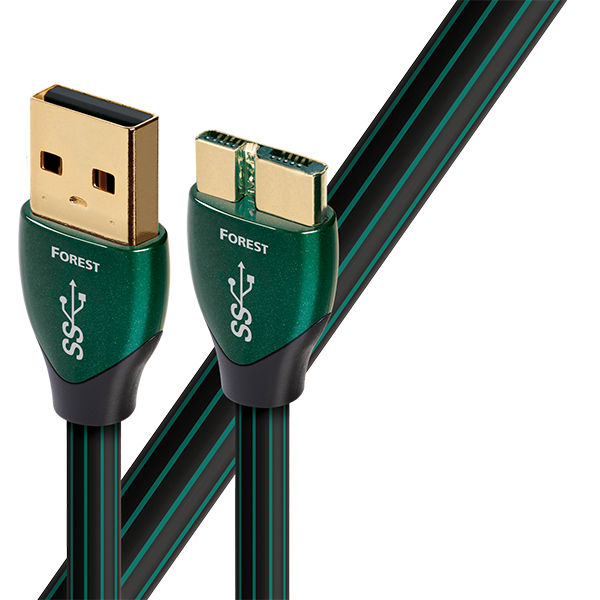 Кабель AudioQuest Forest USB 3.0 - USB 3.0 Micro 0.75m артикул 191575Si-1