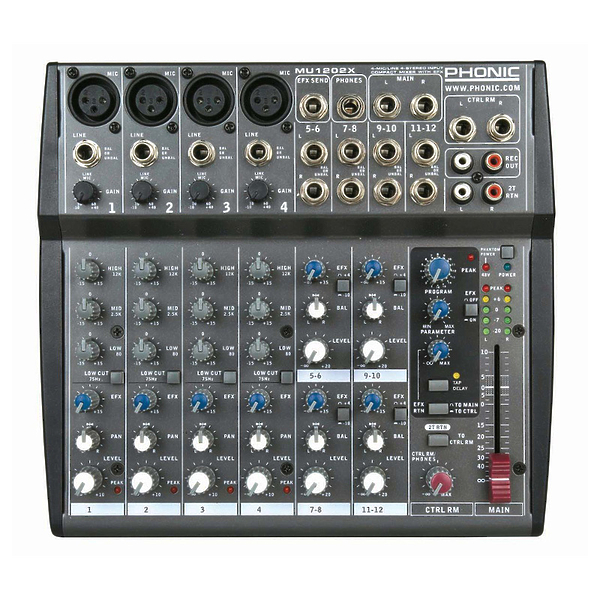 Микшер PHONIC MU 1202X V1 артикул 156673Si-1