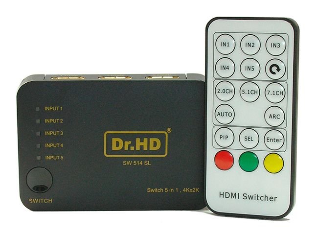 HDMI переключатель 5x1 / Dr.HD SW 514 SL артикул 143236Si-1