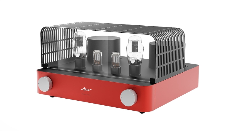 Ламповый интегральный усилитель Fezz Audio Mira Ceti 2A3 EVO Burning Red артикул 334066Si-1 фото 3