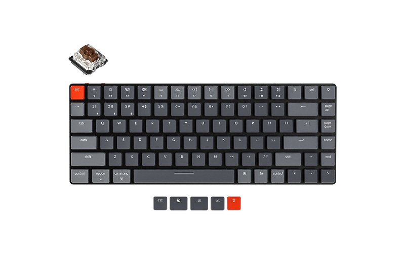 Беспроводная механическая ультратонкая клавиатура Keychron K3D3 артикул 267341Si-1