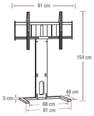 BDI Arena 9972 TV Mount black артикул 289456-1 фото 4