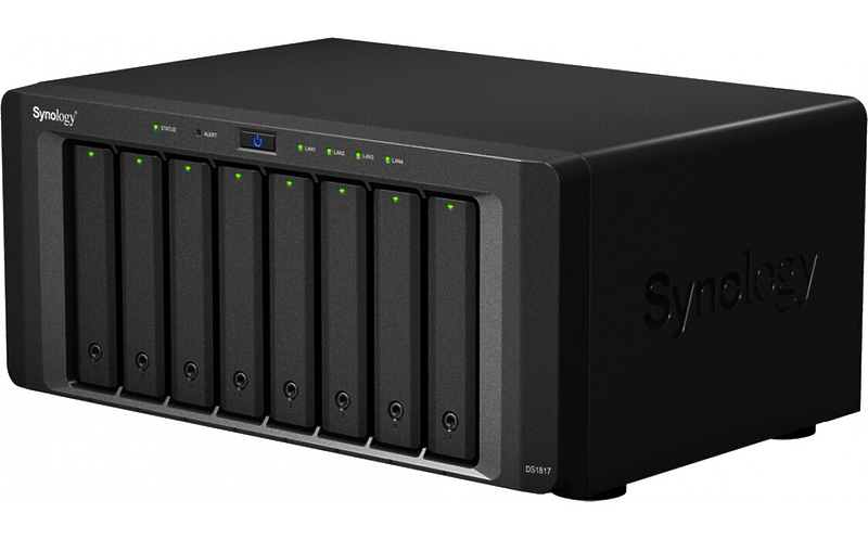Сетевое хранилище NAS Synology DS1817 артикул 186620Si-1 фото 4