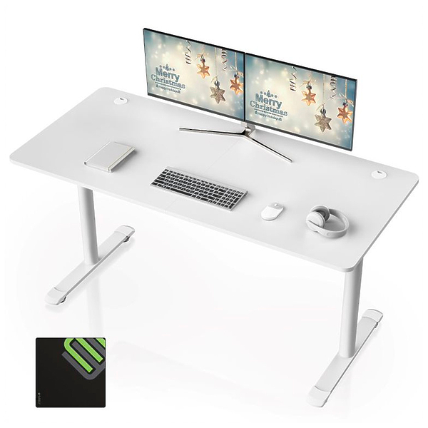 Стол письменный (для компьютера) EUREKA IOD-60W White артикул 293723Si-1 фото 4
