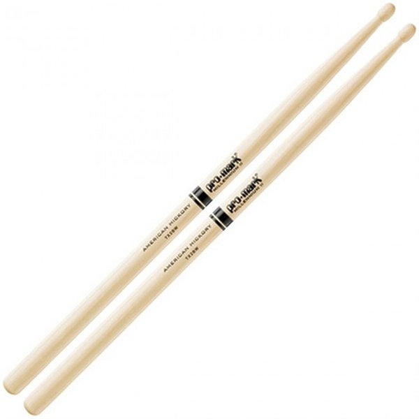 Барабанные палочки Promark TX2BW HICKORY 2B Wood Tip артикул 275106Si-1