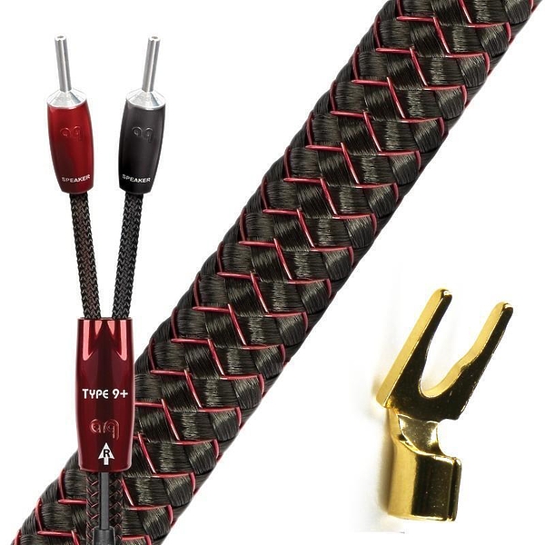 Кабель акустический AudioQuest Type 9 + DBS FR-SPADEG (3.5 м) артикул 226984Si-1