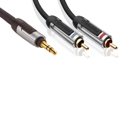 Межблочный кабель Profigold PG SKY PROA3405 (Portable audio 3.5mm JACK M - 2 x RCA M) 5m артикул 116344FV-1