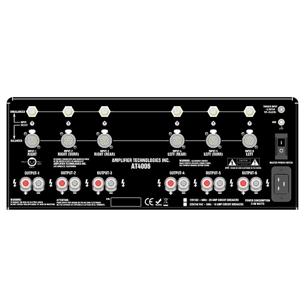 Усилитель мощности ATI AT 4006 артикул 145957Si-1 фото 3