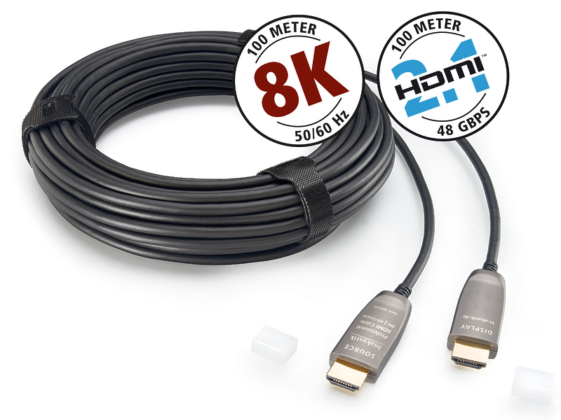 HDMI-кабель In-Akustik Profi HDMI 2.1 Optical Fiber Cable 8K 48Gbps 15.0m #009245015 артикул 227521Si-1