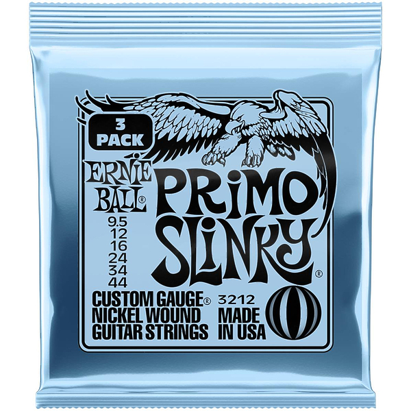 Струны для электрогитары Ernie Ball 3212 Nickel Wound Primo Slinky артикул 291382Si-1