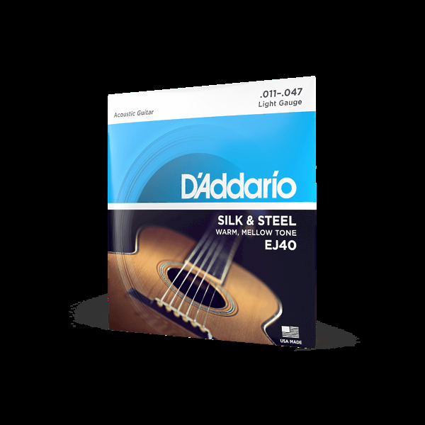 Струны для акустической гитары D'Addario EJ40 артикул 315281Si-1