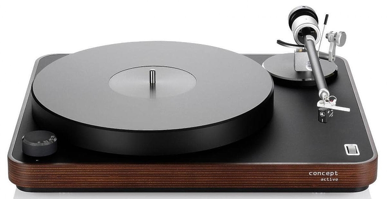 Проигрыватель винила Clearaudio Concept Active MM/S Wood, Black/Dark Wood артикул 171019Si-1